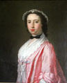 Portrait of Barbara Haliburton, wife of Robert Scott of Sandyknowe & grandmother of Sir Walter Scott by William De Nune at Abbotsford House. Melrose, Scotland.