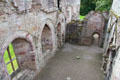Chapel walls at Dryburgh Abbey. Scotland.