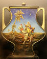 Arab on camel Palmer souvenir biscuit tin at Manderston House. Duns, Scotland.