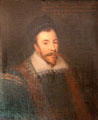 Portrait of Sir William Maitland by George Jamesone after earlier painting at Thirlestane Castle. Scotland.