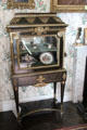 Display cabinet in Duke's room at Thirlestane Castle. Scotland.