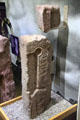 Collection of stone carvings by Picts at St Vigeans Museum. Arbroath, Scotland.