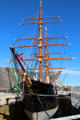 Bow of RRS Discovery. Dundee, Scotland.