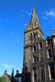 St Paul's Episcopal Cathedral & High St. heritage building. Dundee, Scotland.