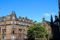 Renaissance-detailed, commercial building beside St Paul's Episcopal Cathedral. Dundee, Scotland.