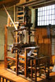 Hand loom used to produce samples for later large-scale production at Verdant Works Museum. Dundee, Scotland.