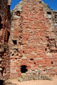 Unfinished north range at Edzell Castle. Brechin, Scotland.