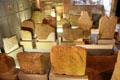 Medieval carved stones in museum at St Andrews Cathedral. St Andrews, Scotland.
