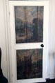 Dining room panel paintings at Kellie Castle. Pittenweem, Scotland.