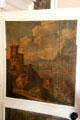 Dining room panel painting at Kellie Castle. Pittenweem, Scotland.