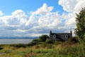 View of Tay River from Balmerino Abbey. Balmerino, Scotland