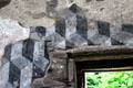 Wall painting at Huntingtower Castle. Perth, Scotland.