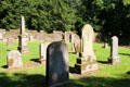 Ancient burial ground at Scone Palace. Perth, Scotland.