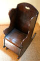 Child's rocking chair at Crathes Castle. Crathes, Scotland.