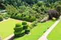 Garden at Crathes Castle. Crathes, Scotland.