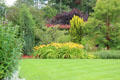 Gardens at Castle Fraser. Aberdeenshire, Scotland.