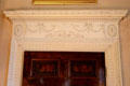 Adamesque door surround in morning room at Haddo House. Methlick, Scotland.