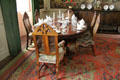 Dining room at Cawdor Castle. Cawdor, Scotland.