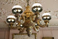Light fixture in Vestibule at Duff House. Banff, Scotland.
