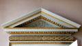 Adamesque pediment over door in Vestibule at Duff House. Banff, Scotland.