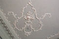 William Adam ceiling detail in dining room at Duff House. Banff, Scotland.