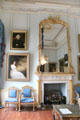 North drawing room with Adamesque details at Duff House. Banff, Scotland.