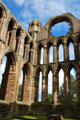 East window at Elgin Cathedral. Elgin, Scotland