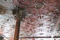 Details of tin ceiling at Crown Liquor Saloon. Belfast, Northern Ireland.