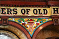 Stained glass design at Crown Liquor Saloon. Belfast, Northern Ireland.