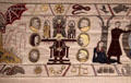 Game of Thrones tapestry at Ulster Museum. Belfast, Northern Ireland.