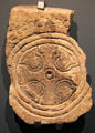 Grave-slab with cross & name of Cetherna from County Galway at Ulster Museum. Belfast, Northern Ireland.