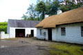Hughes House, boyhood home of John Joseph Hughes who emigrated to America in 1817 & became first Catholic Archbishop of New York, moved to Ulster American Folk Park. Omagh, Northern Ireland.
