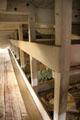 Replica sailing ship emigration quarters bunks at Ulster American Folk Park. Omagh, Northern Ireland.