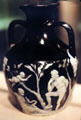 Roman-era cameo glass Portland vase which was reproduced in ceramics by Wedgwood at British Museum. London, United Kingdom.