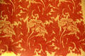 Tulip printed cotton by William Morris & printed by Thomas Wardle at Morris Gallery. London, United Kingdom.