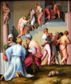 Pharaoh with his Butler & Baker painting by Pontormo at National Gallery. London, United Kingdom.