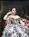 Portrait of Madame Moitessier by Jean-Auguste-Dominique Ingres at National Gallery. London, United Kingdom.