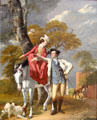 Mr & Mr Thomas Coltman painting by Joseph Wright of Derby at National Gallery. London, United Kingdom.
