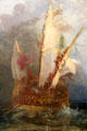 Detail of Ulysses deriding Polyphemus - Homer's Odyssey painting by Joseph Mallord William Turner at National Gallery. London, United Kingdom.