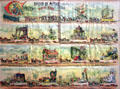 Order of Myths poster of parade floats at Mobile Carnival Museum. Mobile, AL.