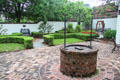 Courtyard garden at Conde-Charlotte Museum. Mobile, AL.