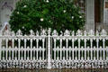 Cast iron fence panel at Richards-DAR House Museum. Mobile, AL.