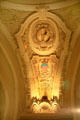 Plasterwork of George Washington in Battle House Hotel lobby. Mobile, AL.