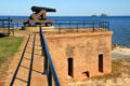 Fort Gaines at entrance to Mobile Bay at end of Dauphin Island. AL