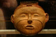 Human head pot found Bradley Place, AR, at Old State House Museum. Little Rock, AR.
