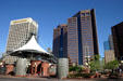 Patriot Square & skyline. Phoenix, AZ