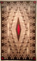 Navajo Klagetoh rug at Tucson Museum of Art. Tucson, AZ.