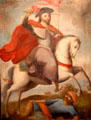 St James the Moor slayer painting by unknown artist, Mexico at Tucson Museum of Art. Tucson, AZ.