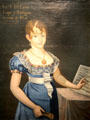 Portrait of Señorita Doña Carlota Caspe y Rodriguez at the Age of Ten by José Gil de Castro at Tucson Museum of Art. Tucson, AZ.