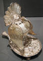 Silver incense burner in form of turkey from Argentina at Tucson Museum of Art. Tucson, AZ.
